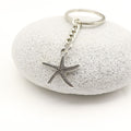 Metal Simple Starfish Keychain For Bag Charm Gift view 3
