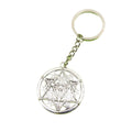 Metal Hollow Magic Circle Keychain Bag Charm view 5