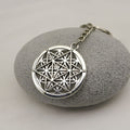 Metal Hollow Magic Circle Keychain Bag Charm view 3