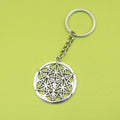Metal Hollow Magic Circle Keychain Bag Charm view 1