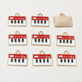 13x15mm 0.9g Gold Zinc Alloy Charm Pendant for DIY Necklace Bracelet Jewelry Making view 2