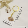 Acrylic Shell Cloud Scallop Keychain Handmade Bag Charm Gift view 2