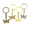 Metal Butterfly Keychain Bag Charm – Antique Copper view 5