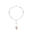 Alloy Rhinestone Woven Rope Star Cross Heart Ethnic Style Necklace Bracelet For Women view 5