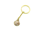 Acrylic Scallop Shell Keychain Two Tone Cloud Bag Charm (9608) view 5