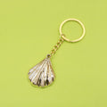 Acrylic Shell Two-Tone Cloud Scallop Keychain DIY Bag Charm view 1