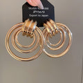 Minimalist Iron Round Hollow Pendant Drop Earrings For Women, Geometric Light Luxury Ear Studs view 4