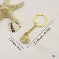 Acrylic Shell Keychain DIY Bag Charm (1339) view 2