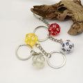 Alloy Dice Keychain Key Ring view 3