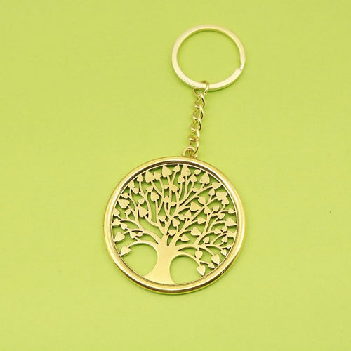 Zinc Alloy Tree of Life Keychain Bag Charm
