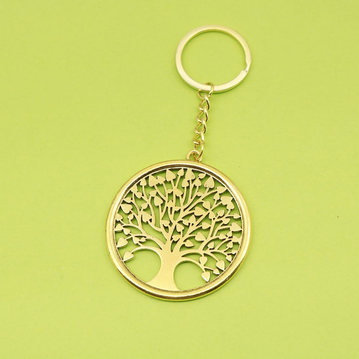 Zinc Alloy Tree of Life Keychain Bag Charm