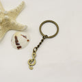 Metal Music Note Keychain Creative Key Ring Gift view 6