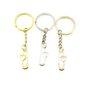 Metal Heart Safety Pin Keychain Bag Charm Gift view 5