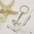 Zinc Alloy Eye Of Horus Keychain Egyptian Bag Charm Gift view 2