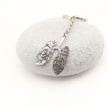 Metal Minimal Lung Keychain Bag Charm view 3
