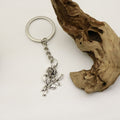 Metal Flower Keychain Bag Charm view 4