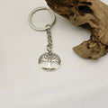 Metal Tree Of Life Keychain Simple Key Ring Gift view 4