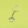 Metal Tree Of Life Keychain Simple Key Ring Gift view 1