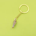 Acrylic Shell Cloud Scallop Keychain Bag Charm Gift view 1