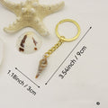 Acrylic Shell Cloud Scallop Keychain Bag Charm Gift view 2