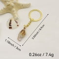 Acrylic Shell Keychain DIY Bag Charm (7801) view 2