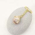 Metal Scallop Shell Cloud Keychain For DIY Bag Charm view 3