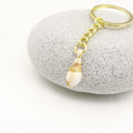 Metal Scallop Shell Cloud Keychain Handmade Bag Charm Gift view 3
