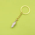 Acrylic Two Tone Shell Cloud Scallop Keychain Bag Charm view 1