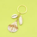 Acrylic Shell Cloud Scallop Keychain DIY Gift view 1