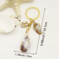 Acrylic Shell Cloud Scallop Keychain DIY Bag Charm (9339) view 2