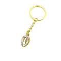 Acrylic Two Tone Shell Scallop Keychain DIY Bag Charm view 5
