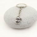 Metal Lucky Cat Keychain Fortune Key Ring Gift view 3
