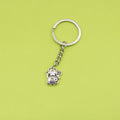 Metal Lucky Cat Keychain Fortune Key Ring Gift view 1