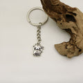 Metal Lucky Cat Keychain Fortune Key Ring Gift view 4