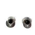 Alloy Irregular Geometric Round Hollow Twisted Stud Earrings For Women Modern Minimalist Jewelry view 5