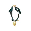Casual Fabric Geometric Sun Pendant Sweater Necklace, Unique Minimalist Trendy Choker view 5