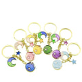Zinc Alloy Moon Star Keychain For Couple Bag Charm view 5
