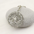 Metal Round Tree Of Life Keychain Bag Charm Gift view 3