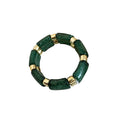 Light Luxury Acrylic Geometric Spliced Round Bangle For Vintage OL Fashion Jewelry view 5