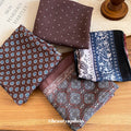 Vintage Light Luxury Fabric Printed Paisley Polka Dot Geometric Sweater Necklace For Women view 4
