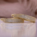 Trendy Irregular Hollow Metal U Shaped Ear Cuff For Women Electroplated Imitation Gold Jewelry Earrings view 3