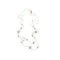 Double Layer Faux Pearl Sweater Necklace Elegant Round Geometric Light Luxury Choker view 5