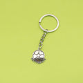 Metal Soccer Ball Keychain Minimalist Bag Charm view 1
