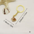 Acrylic Shell Keychain DIY Bag Charm view 2