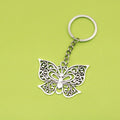Metal Butterfly Keychain Bag Charm view 1