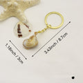 Acrylic Shell Keychain DIY Bag Charm (6893) view 2