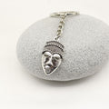 Zinc Alloy Portrait Face Keychain For Bag Charm Gift view 3