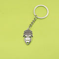 Zinc Alloy Portrait Face Keychain For Bag Charm Gift view 1