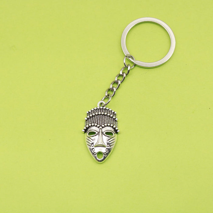 Zinc Alloy Portrait Face Keychain For Bag Charm Gift