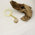 Metal Two Tone Shell Cloud Keychain For DIY Bag Charm view 4